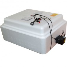 Инкубатор с аналоговым терморегулятором, цифровой индикацией, на 77 яиц, автопереворот, 12В